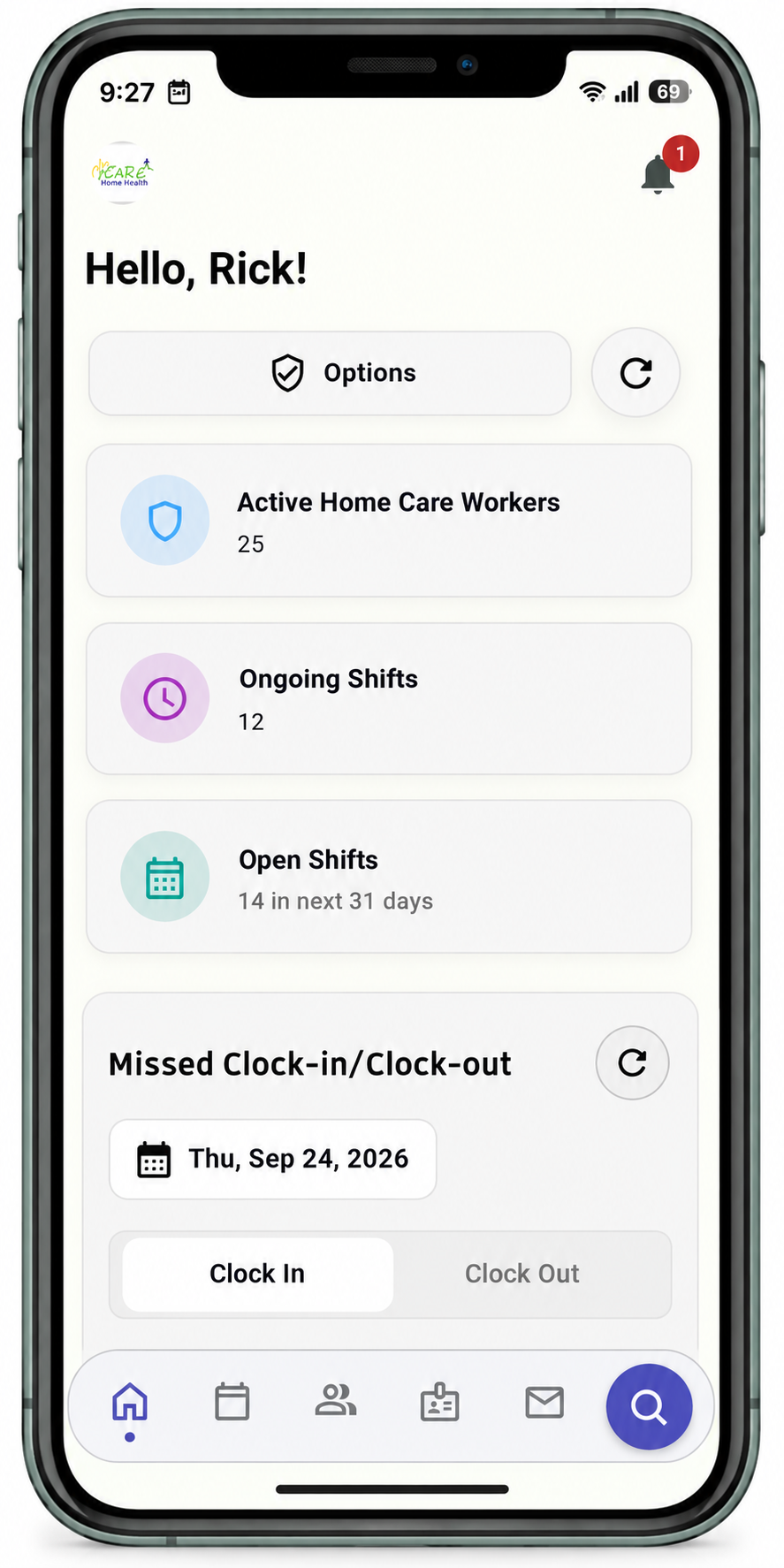FLUENTA Care mobile application